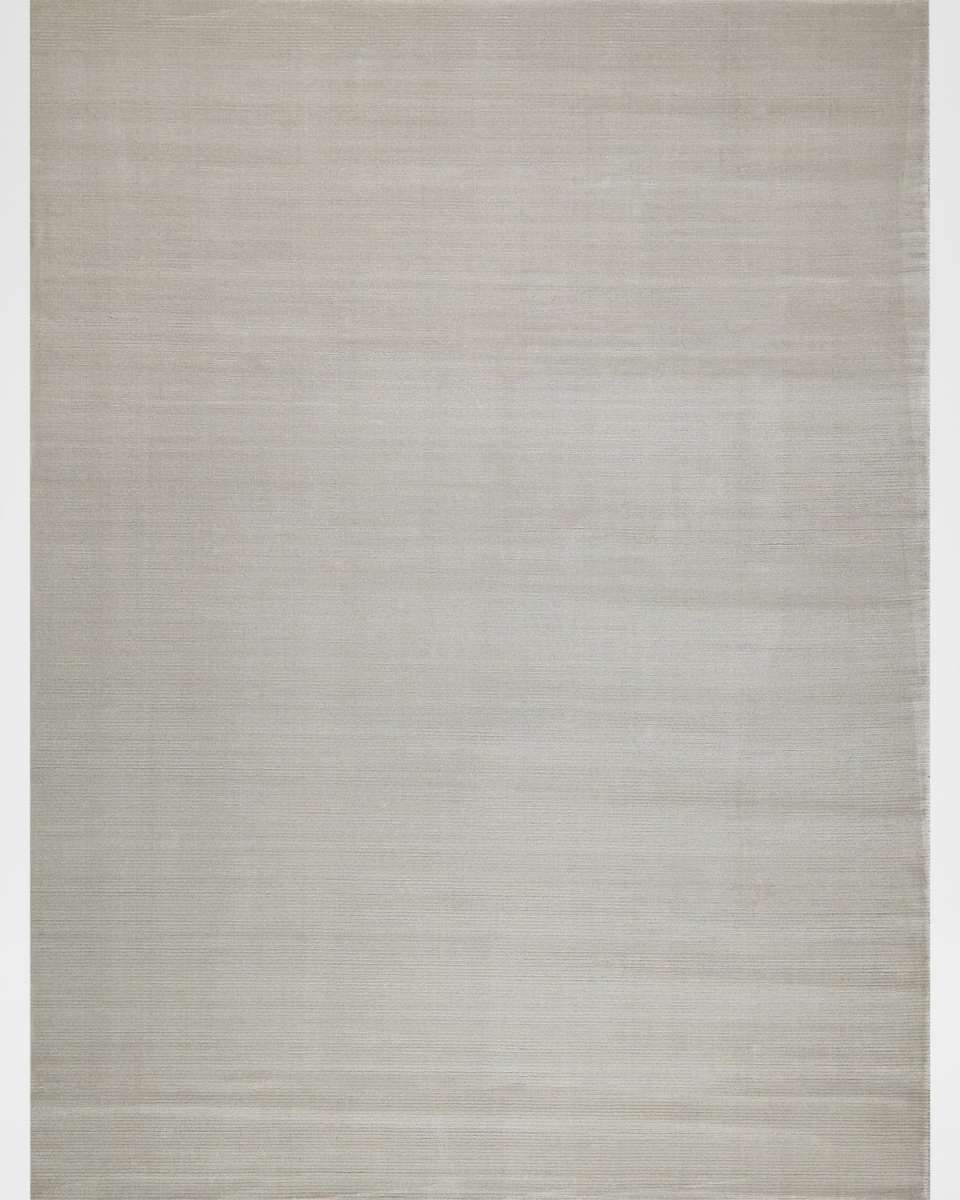 Pavia Hand-Loomed Silver Rug, 12' x 15'
